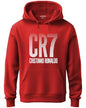 ADRO Men's Cotton Neck Hooded Sweatshirt (H20-M-CR07-RD_Red_XL)