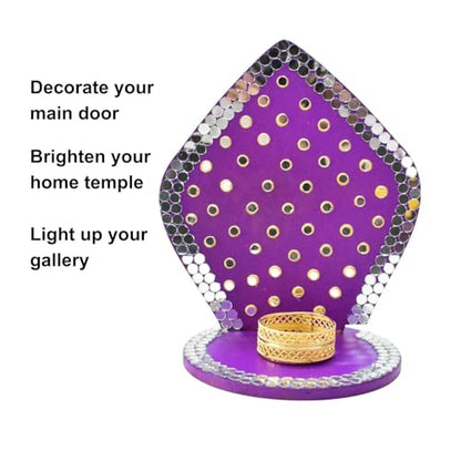 Deepjyoti Diya - Purple