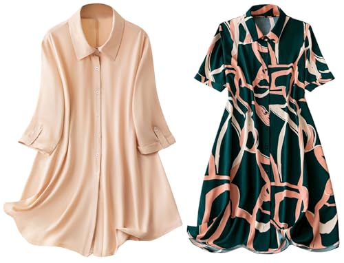 Leriya Fashion Rayon Women Above The Knee Western Dress (LF-WD1099&WD1143_Cream&Green