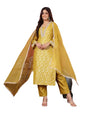 VARANGA Women's Silk Blend Salwar Suit Set