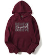 ADRO Believe in Your Self Printed Hoodie/Sweatshirt for Men (H22-M-INV-MR_Maroon_XL)