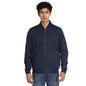 Turtle Men Cotton Stretch Navy-Black Plain Regular Fit Full Sleeve Casual Reversible Windcheater