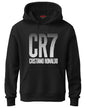 ADRO Men's Cotton Neck Hooded Sweatshirt (H21-M-CR07-BL_Black_XL)