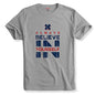 ADRO Believe in Yourself Printed T-Shirts for Men & Women (RNR-S35-BEL-GR_Grey_XL)