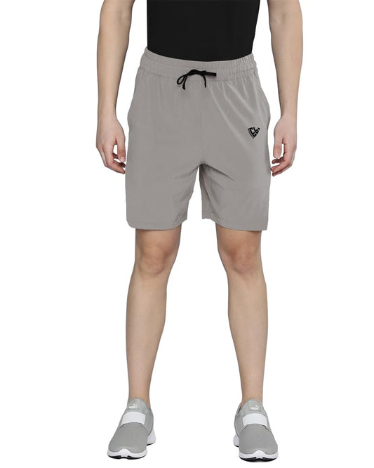 Eyebogler MenS Cotton Casual Shorts Grey
