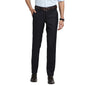 Turtle Men Poly Viscose Navy Blue Solid Slim Fit Formal Trouserss