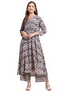 Toochki Kurta Set For Women |Two Piece Kurta Set | Latest Women Kurta Set | Flared Kurta Set | Trendy Long Kurta Set | Zig Zag P
