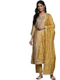 Varanga Digital Printed Embroidered Kurta With Straight Pant And Embroidered Dupatta