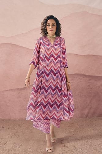 Toochki Salwar Suit Set For Women | Kurta Set For Women | Zig Zag Printed Salwar Suits | Ethnic Wear Salwar Suits | Two Piece Ku