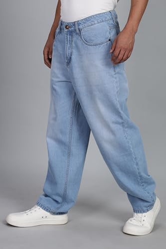 INKD Mens Relaxed Jeans (INKSS25MJN-601_Denim Drama
