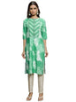 Ketch WomenS Polyester Regular Fit Kurta (Khku000457_Dusty Jade