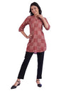 Aurelia Women's Printed Pure Cotton Straight Kurti