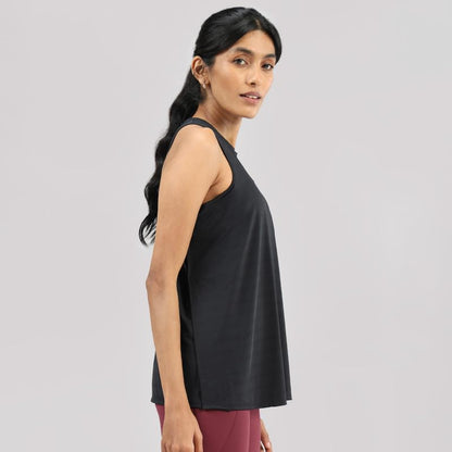BlissClub Most Breathable - Overlapped Mesh Tank, Breathable Comfort Through Tough Moves, Breathable Mesh Fabric,Lightweight,Ove