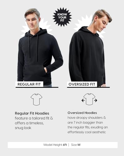Bewakoof Official Rick and Morty Merchandise Mens Graphic Print Oversized Fit Full Sleeve Fleece Hoodies