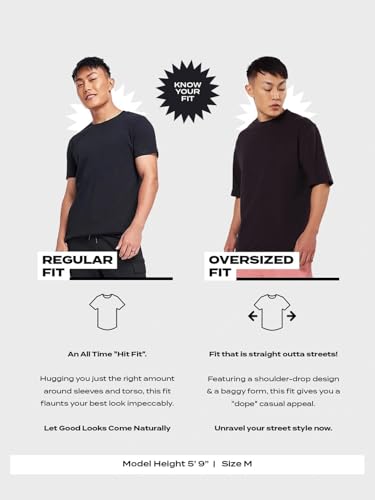 Bewakoof Heavy Duty 1.0 Official Marvel Merchandise Loki Mens Graphic Print Oversized Fit Half Sleeve Round Neck 100% Cotton T-