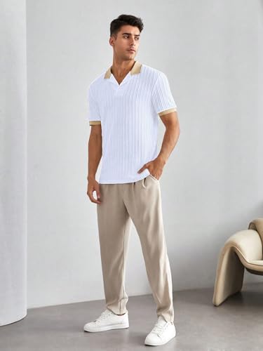 Toplot Polo T Shirt For Men || Men Casual T-Shirt || Polo For Man || Jacquard || Contrast Collar And Cuff (Jqrd-Solid-Polo-5245-