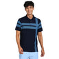 Turtle Men 100% Cotton Indigo Slim Fit Navy Blue Polo T-Shirt