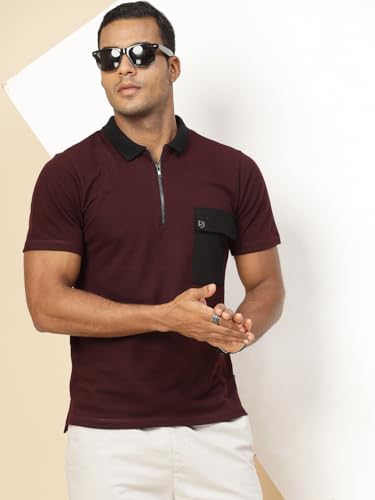 Rigo Oversized Polo T-Shirt for Men | Half Sleeves, Oversize Polo for Men | Oversized Collar T-Shirts for Men | Oversize Polo Ne