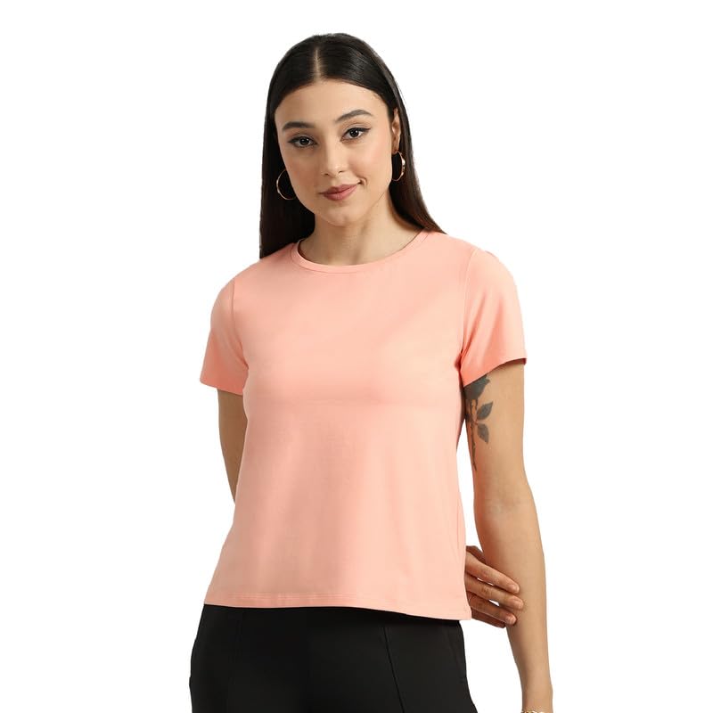 BlissClub Women The Last Tee - Round Neck tee | Womens t-Shirt |  Sleeves | Last 750+ Washes | Cotton Tee