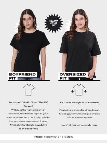 Bewakoof Official Squid Game Merchandise Womens Graphic Print Oversized Fit Half Sleeve Round Neck Cotton Jersey T-Shirt_655114