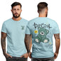 Peppyzone Mens Regular Fit T-Shirt (PZ-RT-Teddy16FB-20FB_Sky Blue2