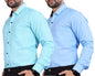 Pinkmint Cotton Soild Combo Men Shirt Formmal Wear Office Wear Regular Fit Shirt