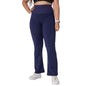BlissClub Ultimate Flare Pants for Women Upto 54 ft | Ribbed Waistband, 4 Pockets | High Waist Trousers and Formal Pants for Of