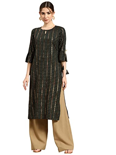 Gerua Women's Viscose Rayon Straight Kurta