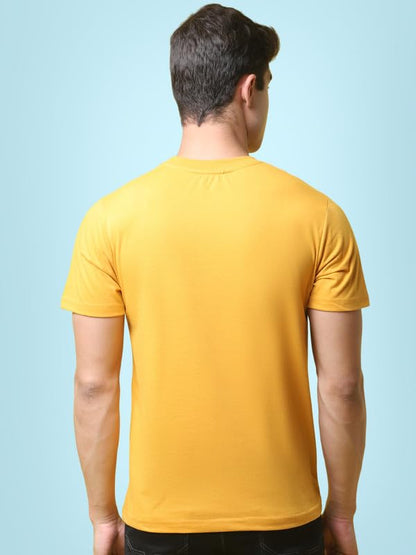 Pinkmint Mens Combo Cotton Blend T-Shirt ll Soild Round Neck T-Shirt ll Stylish Half Sleeve T-Shirts ll Gym Wear (Pack of 3)