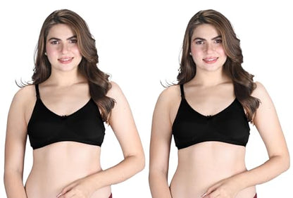Pack Of 2 Venus Full Coverage Support Bra With Adjustable Strap