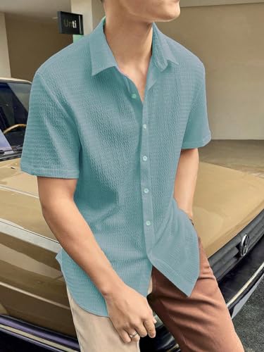 Greciilooks For Casual Stylish Polycotton Regular Formal Shirt