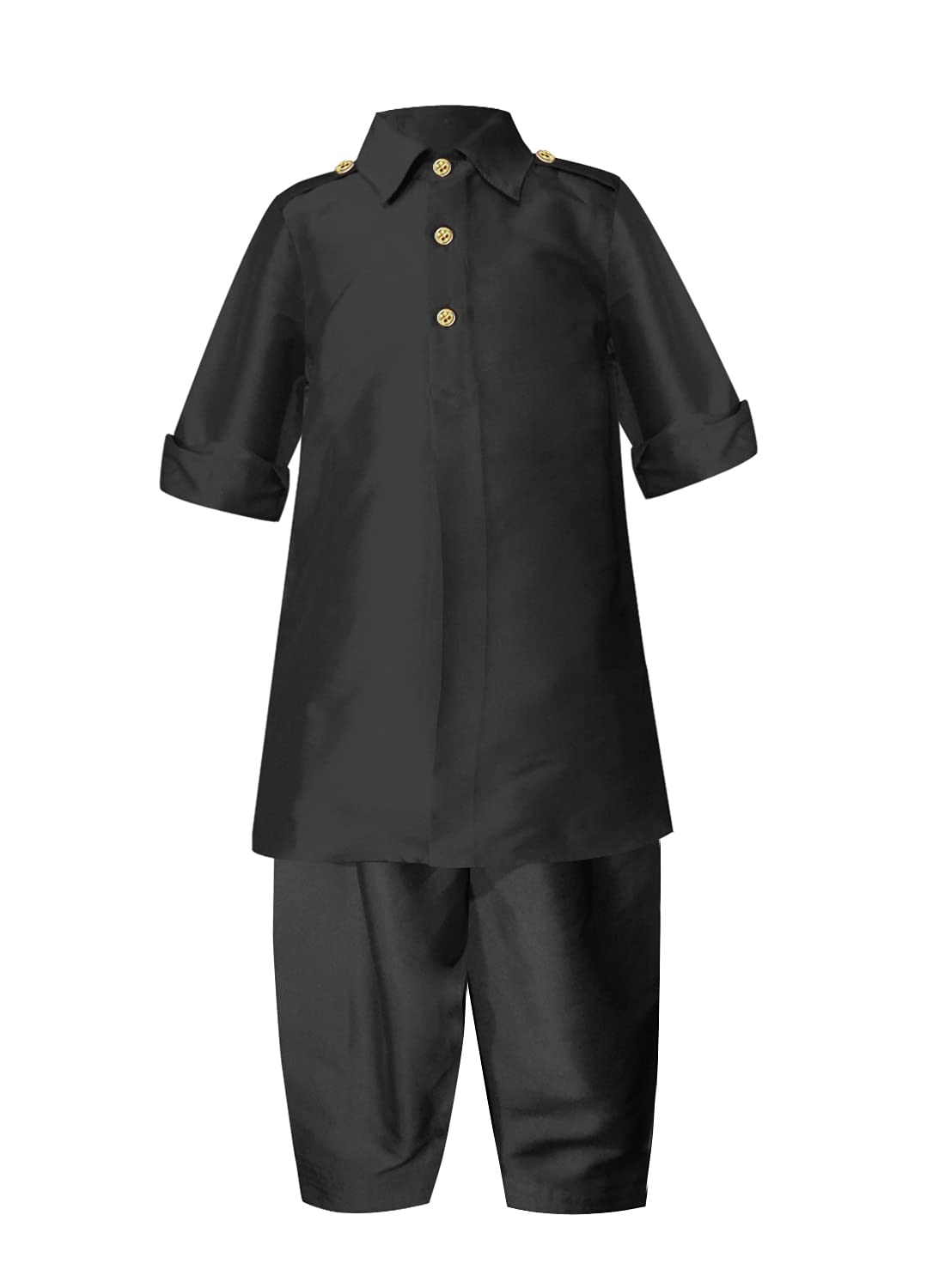 A.T.U.N. (All Things Uber Nice) Baby-BoyS Regular Pathani Suit (Bkls Pts)