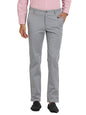 Turtle Men Cotton Stretch Grey Solid Ultra Slim Fit Casual Trouser