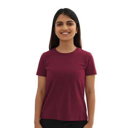 BlissClub Women The Last tee |Stays New for 750+ Days |10X Durable| Round Neck | Womens t-Shirt | Short Sleeves | Hip Covering |
