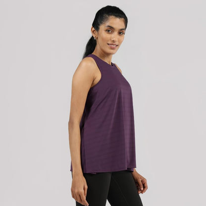 BlissClub Most Breathable - Overlapped Mesh Tank, Breathable Comfort Through Tough Moves, Breathable Mesh Fabric,Lightweight,Ove