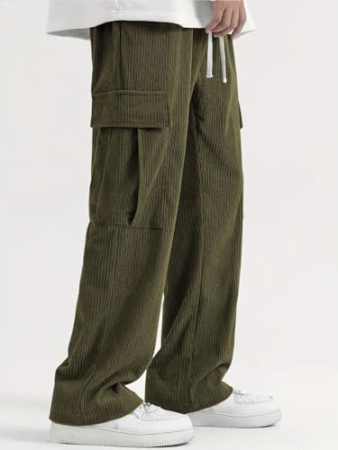 Greciilooks Cargo Joggers For Men  Cotton Loose Fit Utility Pants With 6 Pockets | Durable Outdoor & Hiking Trousers (Available