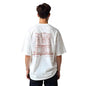 Nobero MenS Graphic Print Oversized Fit T-Shirt (1M-Twrt-C1099_White