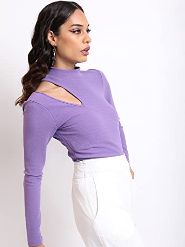 Ketch WomenS Regular Fit Dress Shirt (Khtp000193_Purple