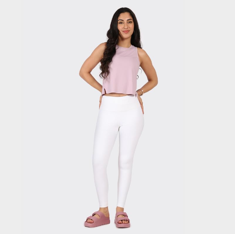 BlissClub The Ultimate Leggings Lite, Ankle Length Tights for Women for Gym, Yoga and Workout with High Waist,Tall Variant