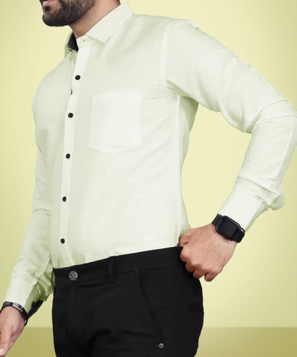 Tee Projekt Combo Casual Shirt for Men Spread Collar Long Sleeve Shirt Casual, Formal, Home