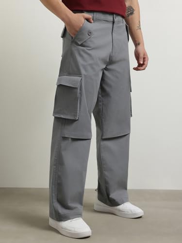 Nobero MenS Loose Casual Pants (1M-Bwcp-R0002_Eiffel Tower