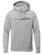 ADRO Men's Cotton Blend Neck Hooded Sweatshirt (H24-RAC-GR_Grey