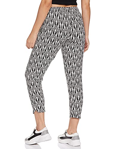 Enamor Essentials Womens Mid Rise 7/8th Relaxed Fit Soft & Drapey 4 Way Stretch Viscose Spandex Lounge Pants with 2 Side Pocket
