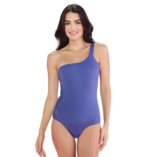Nykd By Nykaa Chic One-Shoulder Swimwear | Statement Bathing Suit | High-End Beachwear | Poolside Style | Summer Essential - Nys