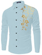 Bellstone Mens Solid Regular Fit Shirt (B-8200_Aqua