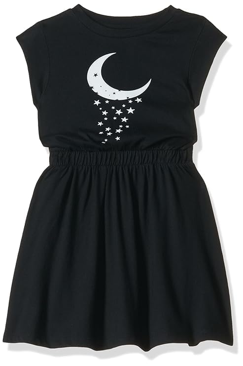 T2F Girls Cotton Printed Casual Knee-Length Dress(Pack of 3)
