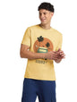 Nobero MenS Regular Fit T-Shirt (1M-Twts-C0790-Pa_Pineapple