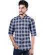 Noble Monk MenS Regular Fit Shirt |Full Sleeve | Check Pattern | Stylish Shirt For Men
