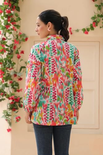 Leriya Fashion Solid Regular Fit Shirt for Women (LF-W2220_Pink