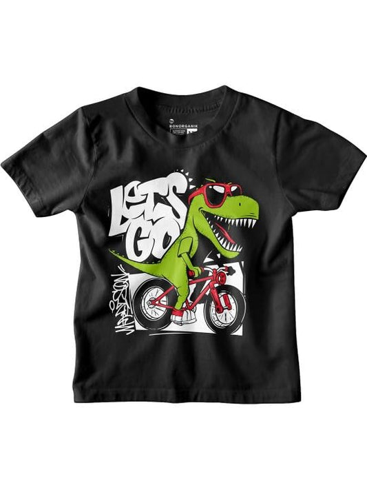 Bon Organik Boys Regular Fit T-Shirt (BONK11987_Blue